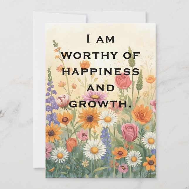 Carte d'affirmation positive (Devant)