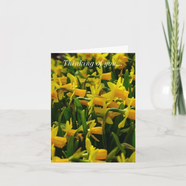 Carte Daffodil Famille Penser De Vous (Devant)