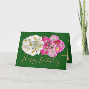 Carte Daffodiques blanches Roses roses roses Bouquet flo