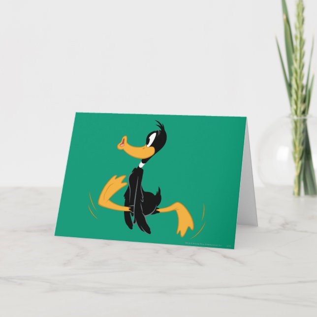 Carte DAFFY DUCK™ Être fou (Devant)