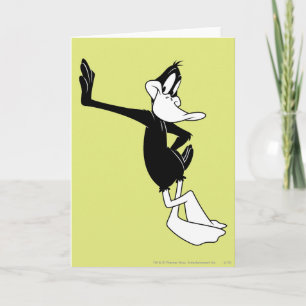 Carte DAFFY DUCK™ penché contre un mur
