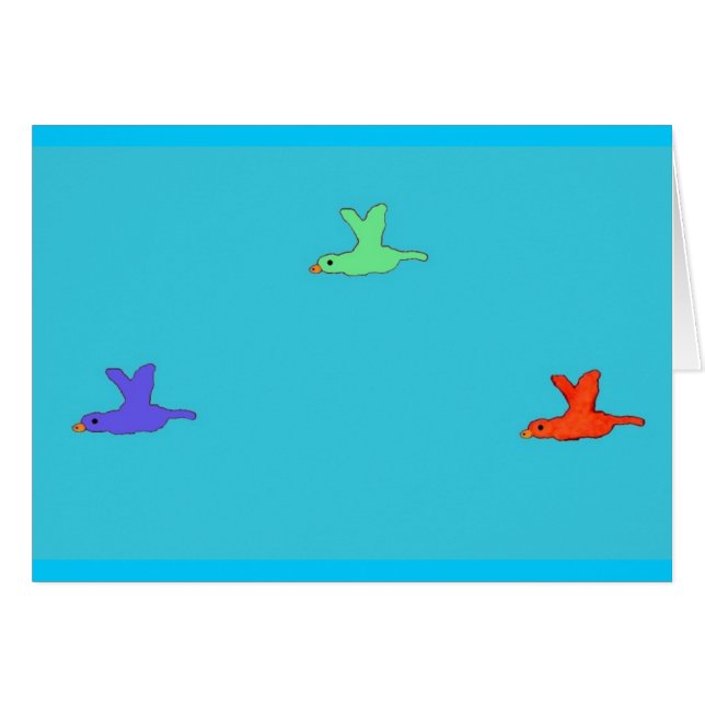 Carte "d'aileron d'aileron d'aileron" (Devant horizontal)