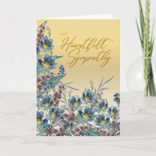 Carte Daisies Confort - Sympathie du coeur Aquarelle