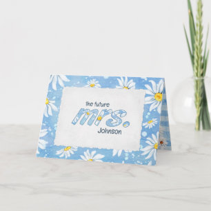 Carte Daisy Design pour Baby Shower