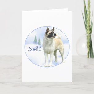Carte d'Akita Noel