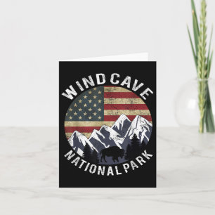Carte Dakota du Sud du Vent Cave National Park