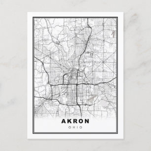 Carte d'Akron