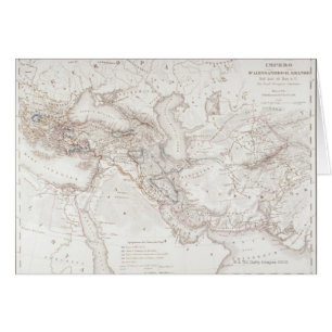 Carte d'Alexandre le Grand Empire