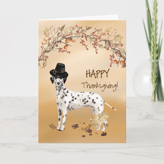 Carte Dalmatie Funny Pèlerin Casquette Thanksgiving (Devant)