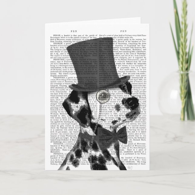 Carte Dalmatien, Hound officiel et Casquette (Devant)