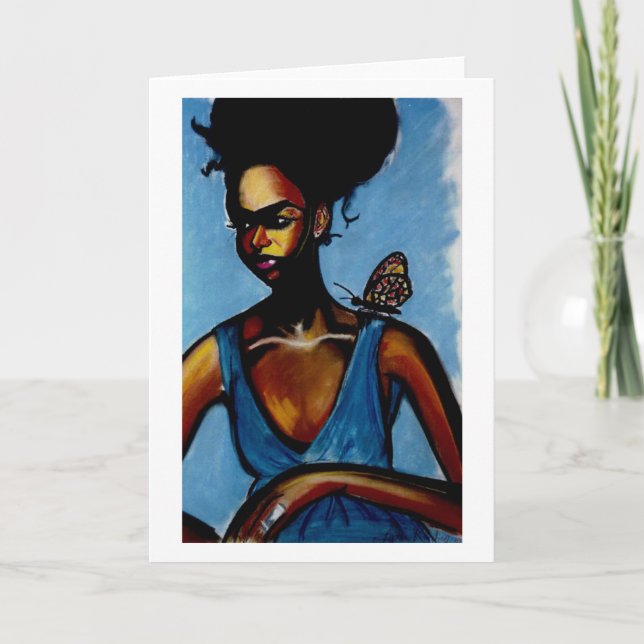 Carte Dame au papillon (Devant)