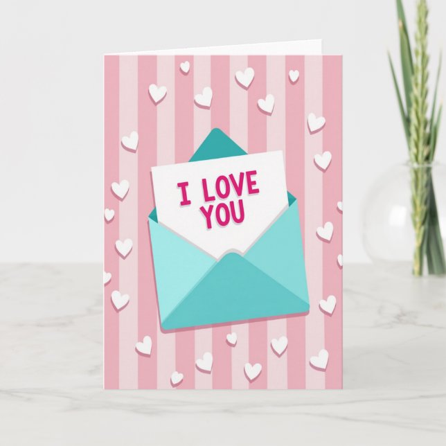 Carte d'Âme Sœur 'Je T'Aime' (Devant)
