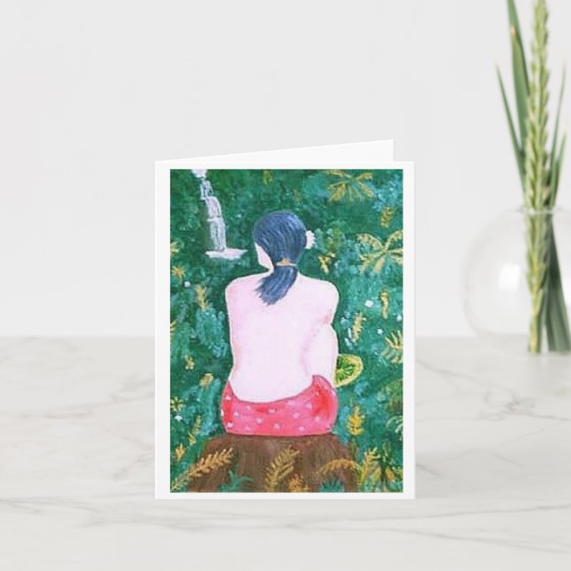 Carte Dame sur Rock (Devant)