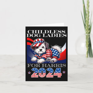 Carte Dames de chiens pour Harris 2024 Président Kamala
