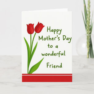 Carte d'amie Florale Merveilleuse