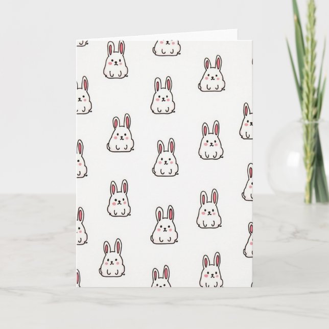 Carte d'amis mignons de la forêt (Devant)