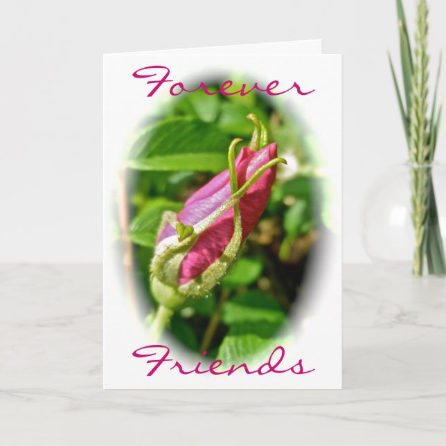 Carte d'amis Rosebud Forever (Devant)