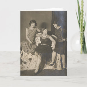 Carte d'amitié - 3 belles dames