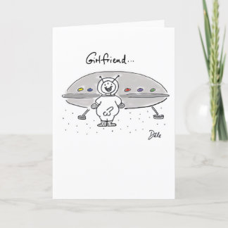 Carte d'amitié Alien