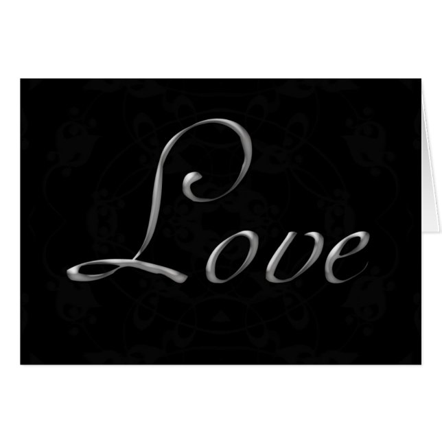 carte d'amour (Devant horizontal)