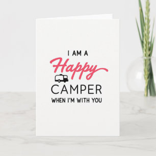 Carte d'amour Bonheur Caravane
