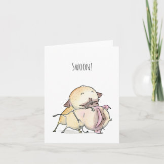 Carte d'amour carlin