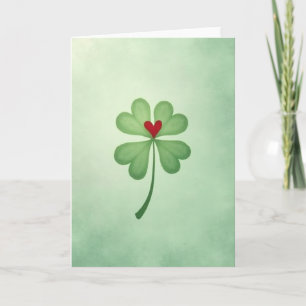 Carte d'amour chanceux pour partenaire