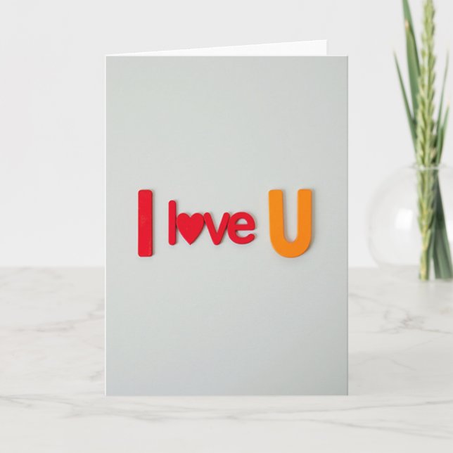 Carte d'amour classique propre (Devant)