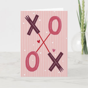 Carte d'amour Cœurs Xoxo Sucrés