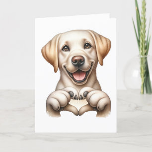 Carte d'amour Cute Canine