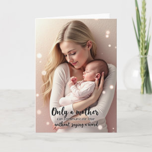 Carte d'amour de bébé endormi