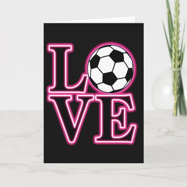 Carte d'amour de football (Devant)