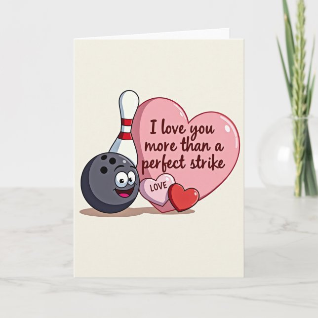 Carte d'amour de frappe parfaite (Devant)