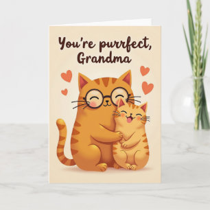 Carte d'amour de grand-mère parfaite