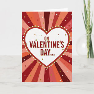 Carte d'amour de la Saint-Valentin
