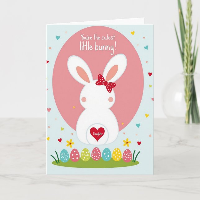 Carte d'amour de Lapin doux (Devant)