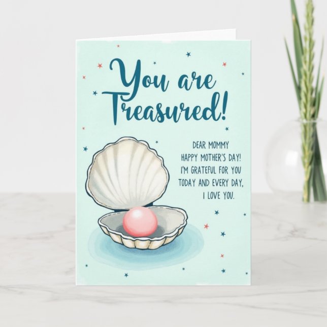 Carte d'amour de maman adorée (Devant)