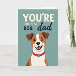 Carte d'amour de papa de chien