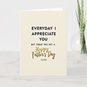 Carte d'amour de papa simple