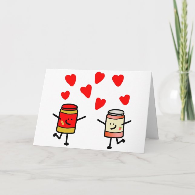 Carte "d'amour de PB&J" (Devant)
