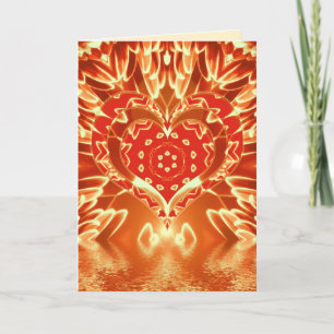 carte d'amour dorée