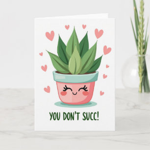 Carte d'amour drôle avec succulente