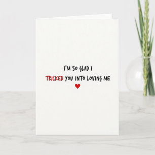 Carte d'amour drôle qui vous a trompé