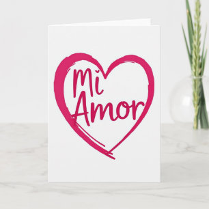 Carte d'amour espagnole Mi Amor