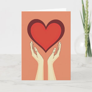 Carte d'amour et de soins sincères