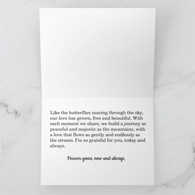 Carte d'amour éternel (Intérieur)