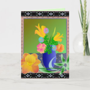 Carte d'amour Fleurs