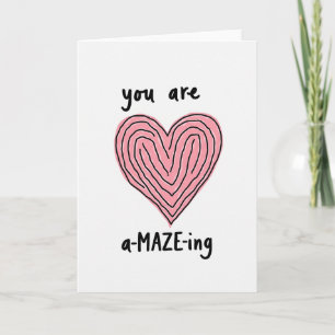 Carte d'amour incroyable
