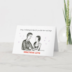 Carte d'amour infectieuse