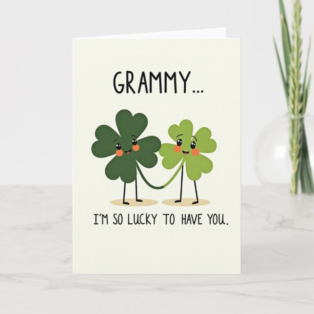 Carte d'amour Lucky Grammy (Devant)